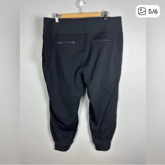 Athleta 2X Venice Black Jogger Pant - Picture 4 of 7